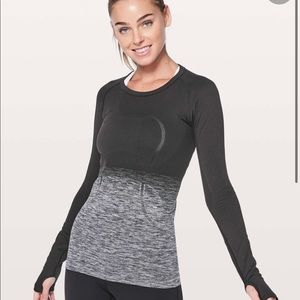 lululemon swiftly tech long sleeve ombré